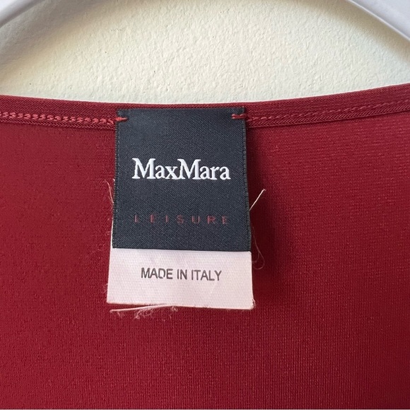 Max Mara Leisure Dida Stretch Jersey Wrap Midi Dress - Picture 4 of 8